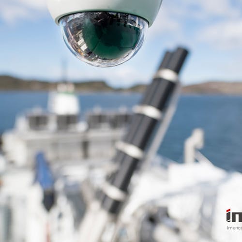 Imenco kamerasystem for brønnbåt dekk - camera system for wellboat deck